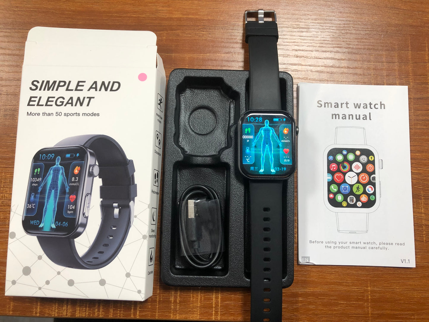 Smart Watch For Men Women Healthy Mornitoring Ips Screen Fitness Tracker With Bluetooth Call IP67 Waterproof Heart Rate Sleep SpO2 Monitor Pedometer Multiple Sports 7 Days Battery Life
