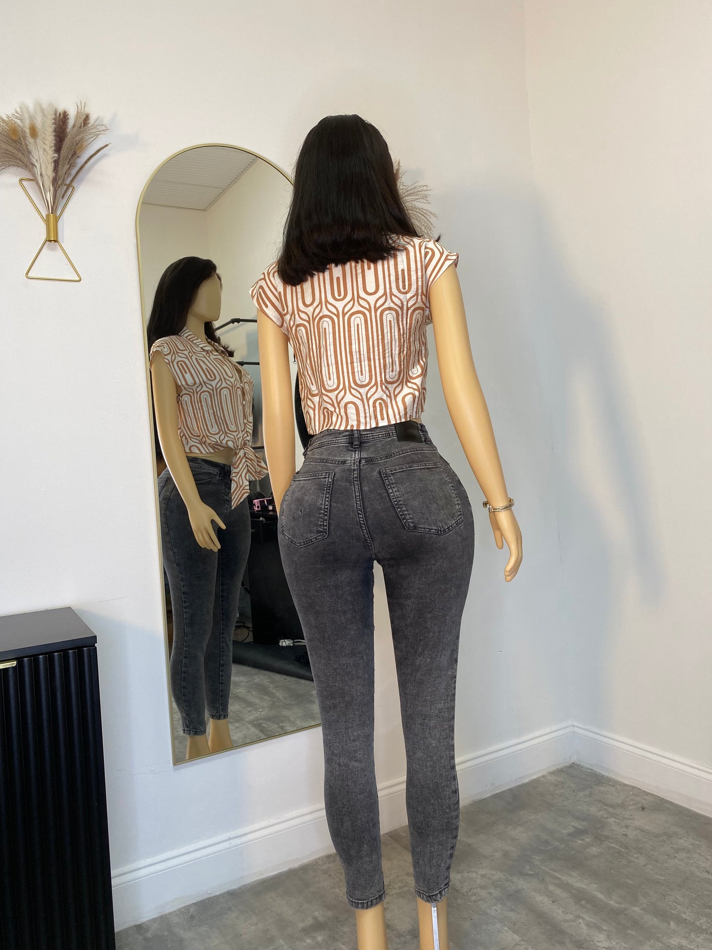 Printed crop top